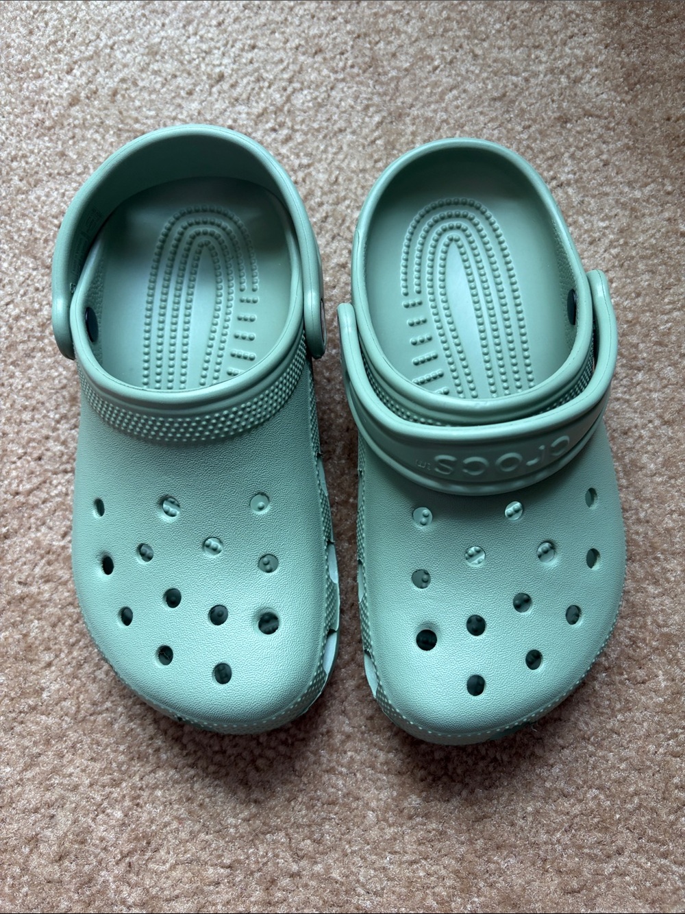 CROCS Kids Green Clogs